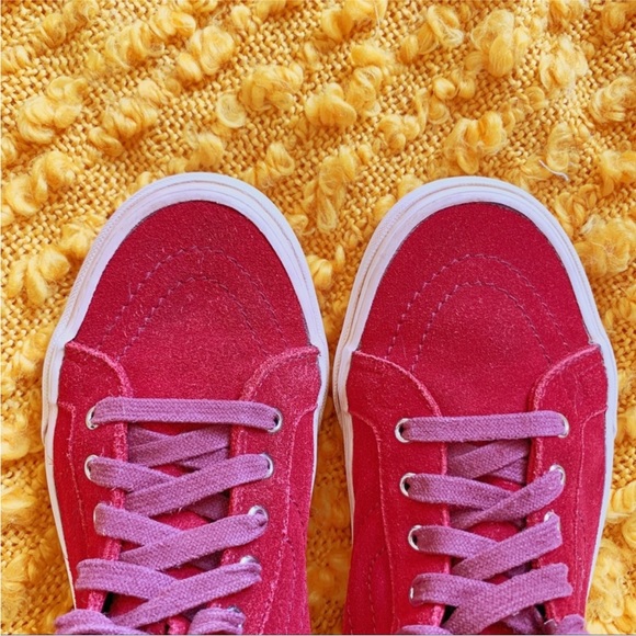 Vans SK8-Hi Maroon Moccasin Sneakers 7.5 - Picture 4 of 7